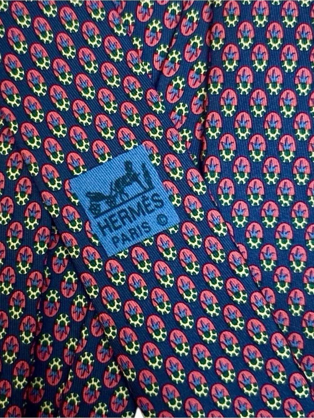 HERMÈS silk tie - Picture 7 of 7